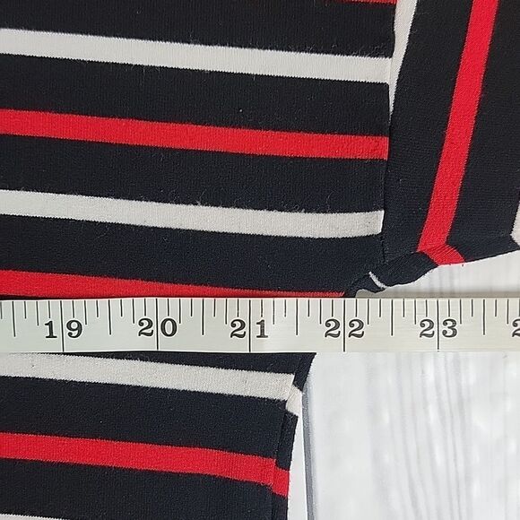 Liz Claiborne weekend striped tunic top Size L - Picture 10 of 12